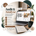 Illustration du service d'audit et d'analyse d'annonce Airbnb et Booking par Hostino